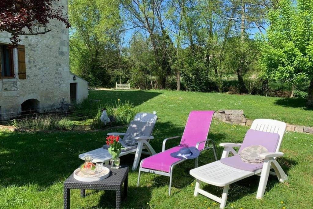 Gite Moulin De Lausseignan Barbaste Buitenkant foto
